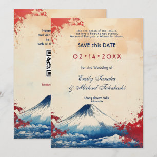 Med QR-kod Japonesque Harmony med Fuji Spara Datumet