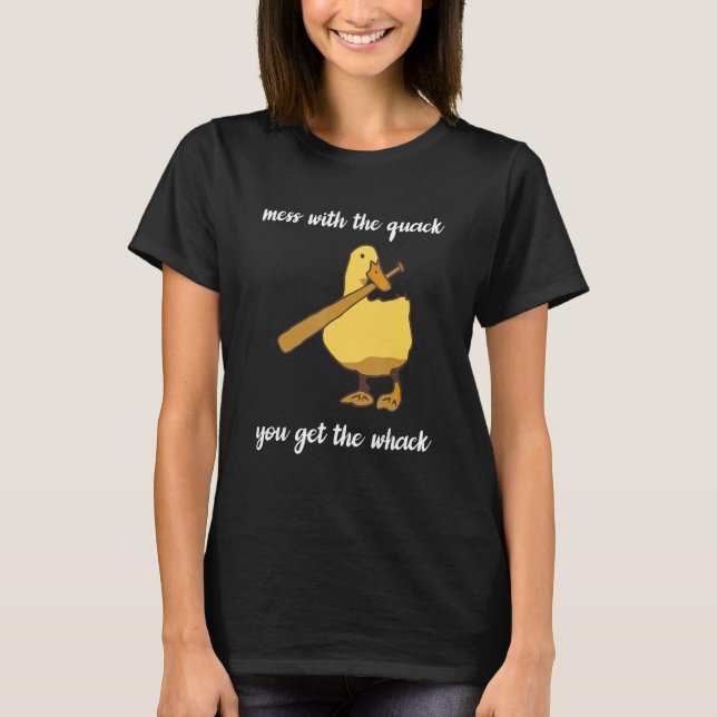  med Quack, så får du säckapparaten T Shirt (Framsida)