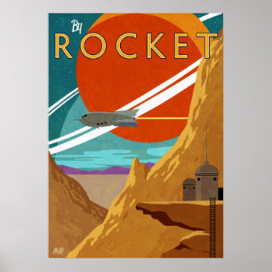 Med raket poster