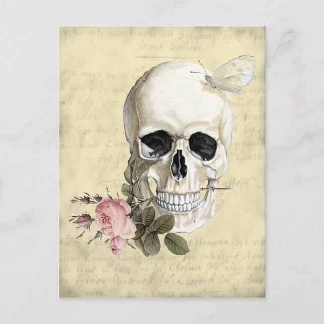 Med ro mellan mina tänder vykort (Framsida)