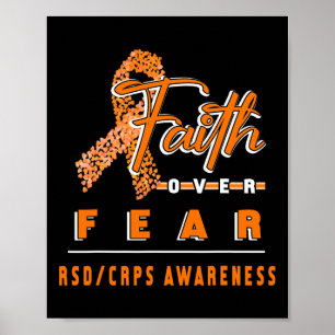 MED RSDCRPS AWARENESS FAITH ÖVERALLTID RÄDSLA POSTER