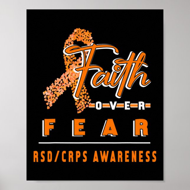 MED RSDCRPS AWARENESS FAITH ÖVERALLTID RÄDSLA POSTER (Framsidan)