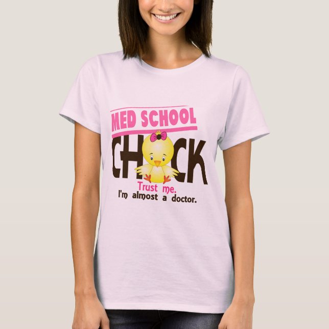Med School Chick 3 Tröja (Framsida)