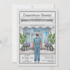 Med School Male Studenten-inbjudan Inbjudningar