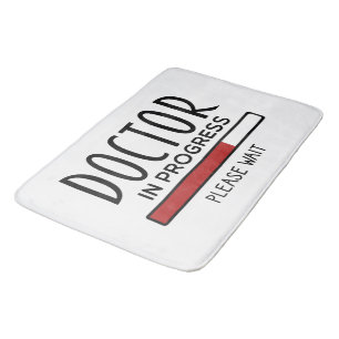 Med School Student Doktor pågår Badrumsmatta