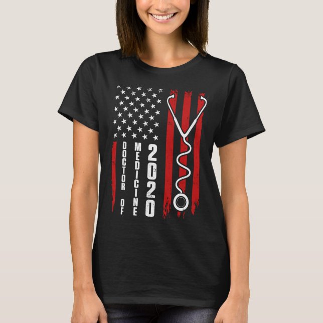Med Schoollearn Medical Doktor MD Graduati T Shirt (Framsida)