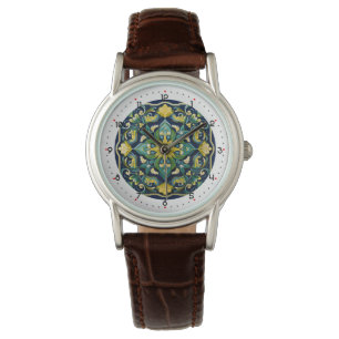 Med siffror vacker Azulejo Elegans Armbandsur