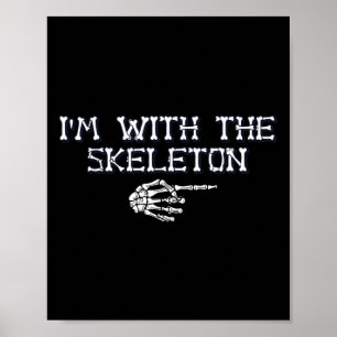Med Skeleton Halloween Costume Par Morsa Poster