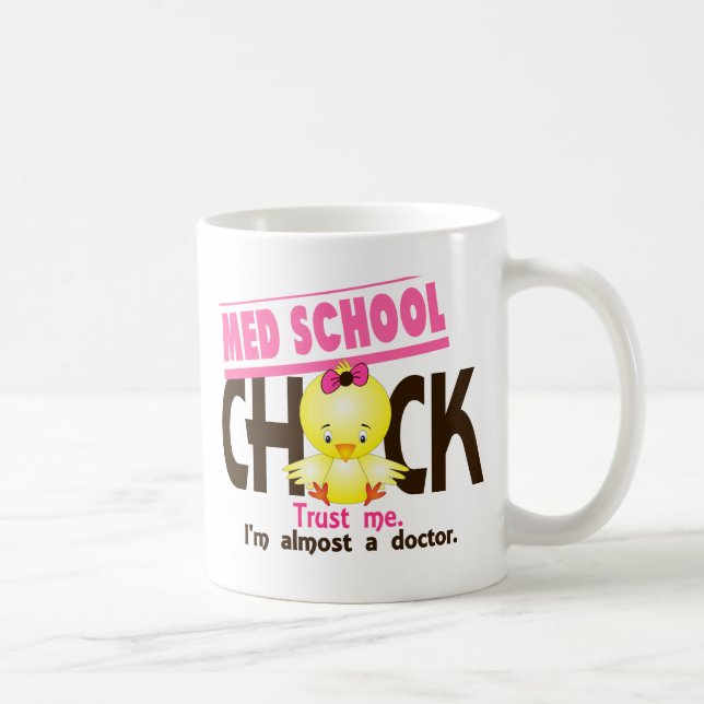 Med skolar chick 3 kaffemugg (Höger)