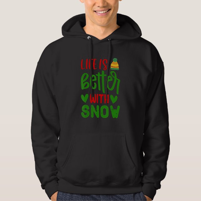 med snö hoodie (Framsida)