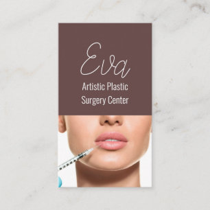 Med Spa Plastic Surgeon Visitkort