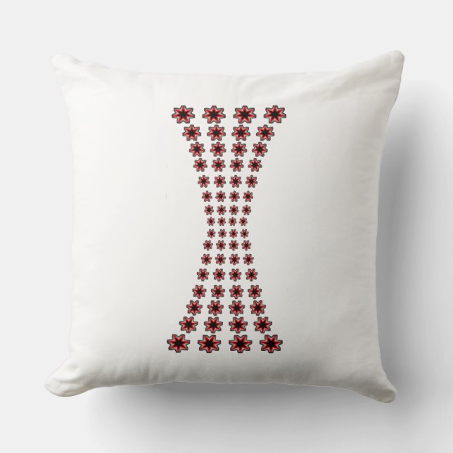 Med stjärnans förvrängda Dekorativ kudde (Framsida)