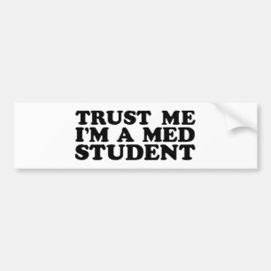 Med Student Bildekal