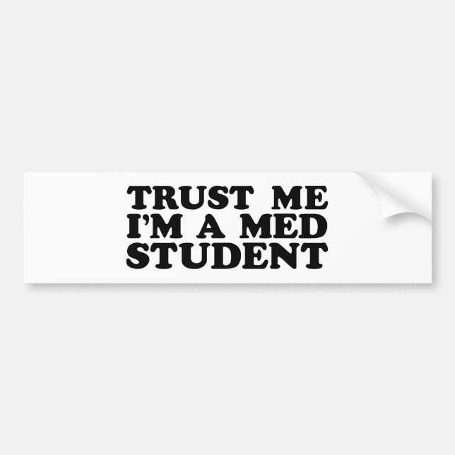 Med Student Bildekal (Framsidan)