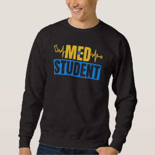 Med Student Future Doktor Physician School Lång Ärmad Tröja