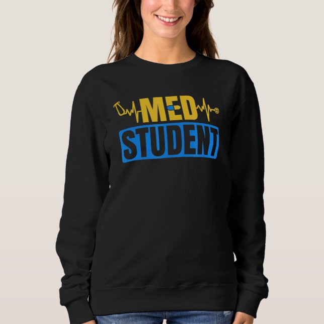 Med Student Future Doktor Physician School T Shirt (Framsida)