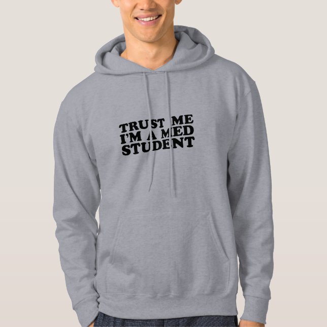 Med Student Sweatshirt Med Luva (Framsida)