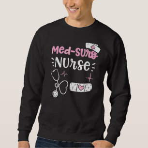 Med Surg Med Surg Nurse Nurse Ord Lång Ärmad Tröja