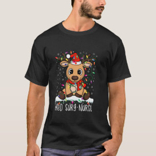 Med Surg Nurse jul Reindeer Jultomten Julafton T Shirt
