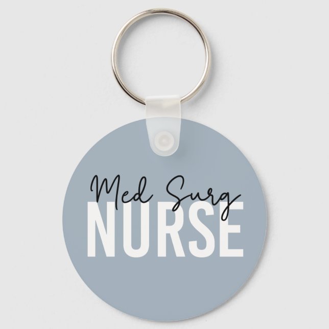 Med Surg Nurse | Sjuksköterska för medicinsk kirur Nyckelring (Framsida)