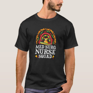 Med Surg Nurse Squad Cinco De Mayo Rainbow Leopard T Shirt