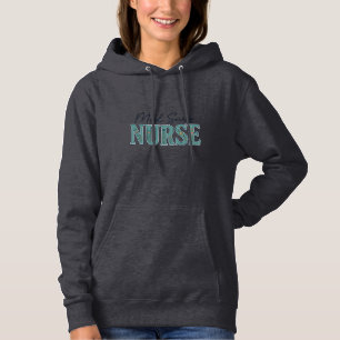 Med Surg Sjuksköterska Blommig Vintage Gravyr Desi T Shirt