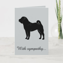 Med sympati: Förlust av din Shar Pei Kort