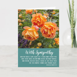 Med sympati, kristkort med skript kort