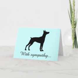 Med sympati Miniature Pinscher Kort