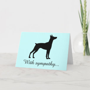 Med sympati Miniature Pinscher Kort