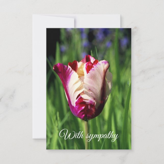Med Sympati Platt Kort (Framsida)