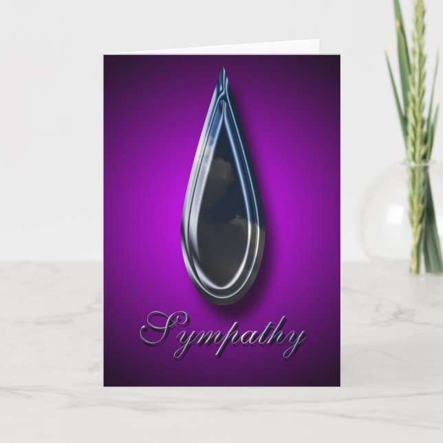 med sympati vid tidpunkten för förlust kort (Framsida)