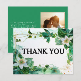 Med Tack med Passiflora-service Kort