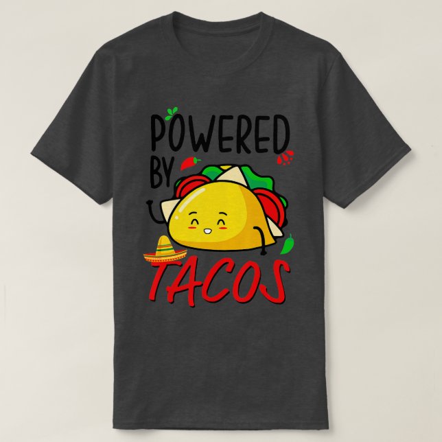 Med Tacos Funny Taco T Shirt (Design framsida)