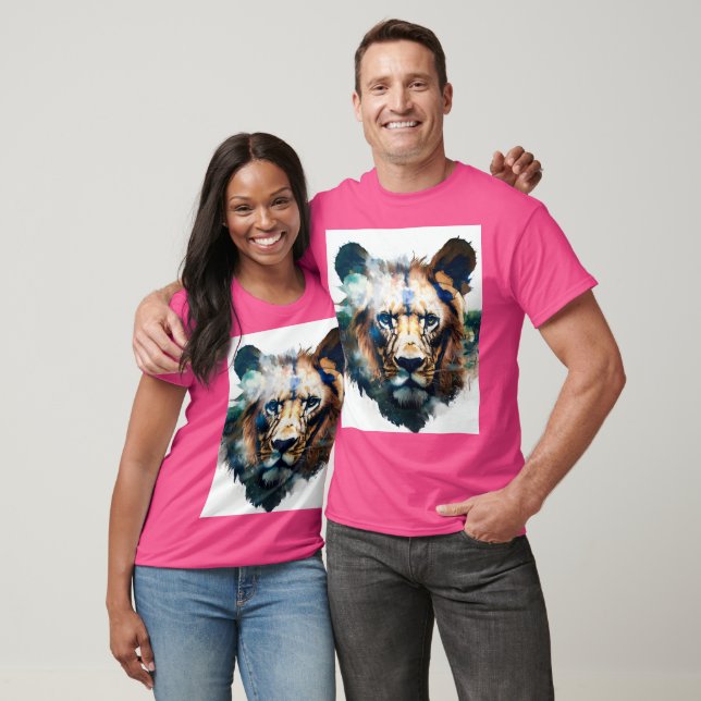 Med tanke på att t-tröjan är rosa i färg, t shirt (Unisex)