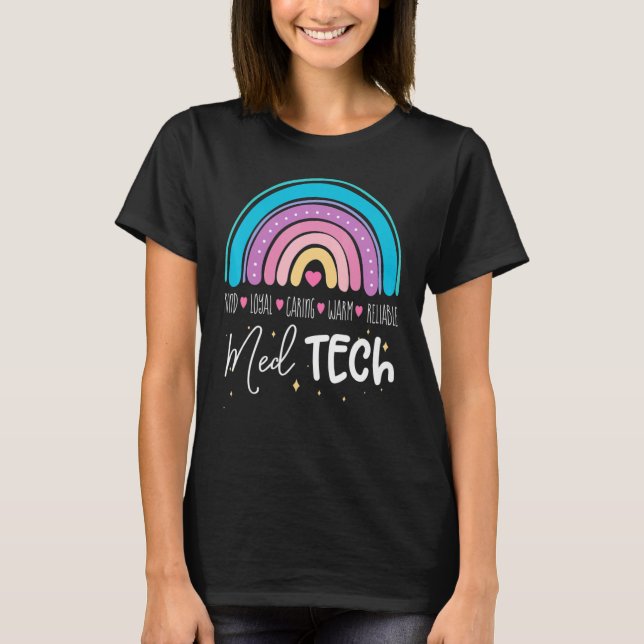Med Tech Apprecision Week Health Medicinal Tech T Shirt (Framsida)