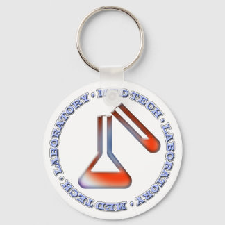 MED-TECH - LABORATORIA - FLASK - TUBE NYCKELRING