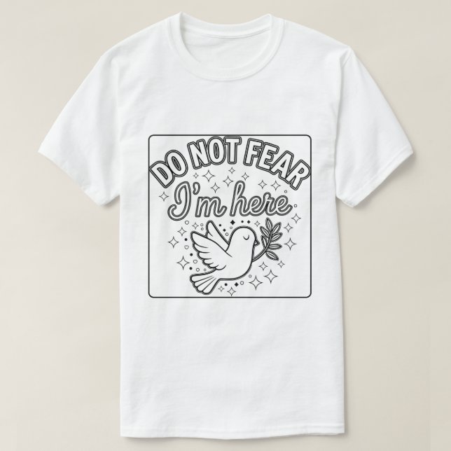 Med Tema duva Presentidé T Shirt (Design framsida)