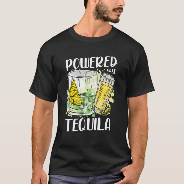Med Tequila Mexican Alcohol Tequila Drink T Shirt (Framsida)