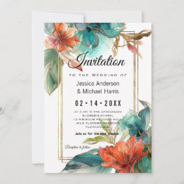 Med text på baksidan av Hibiscus Serumenat Paradis Inbjudningar