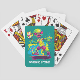 Med text Smash Landing Casinokort