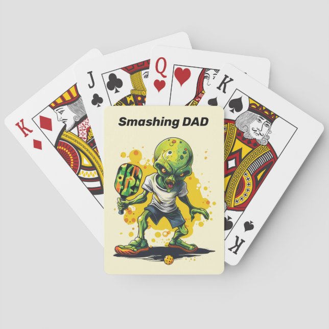 Med text Utomjordiskt  Casinokort (Baksidan)