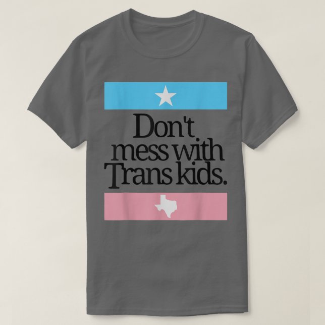  med Trans Kids Protect Trans Kid Transg T Shirt (Design framsida)