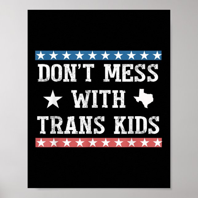  med Trans Kids Texas Protect Trans Kid Poster (Framsidan)
