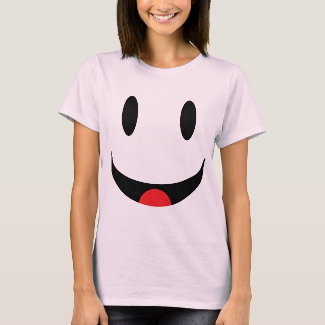 Med tungaansikte t shirt (Framsida)