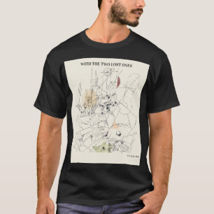 MED TVÅ BORTTAPPADAR AV PAUL KLEE,Abstrakt vinta T Shirt