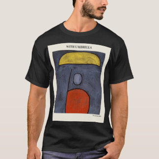 MED UMBRELLA BY PAUL KLEE,Abstraktens vintage mode T Shirt