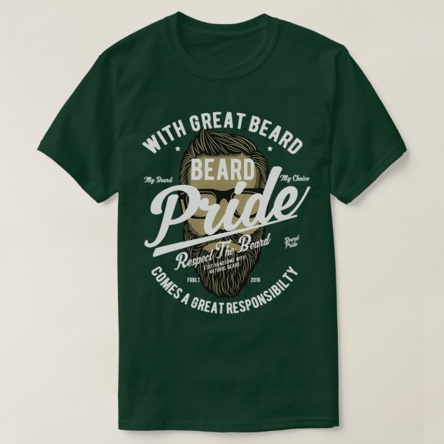 Med underbart skägg 1 t shirt (Design framsida)