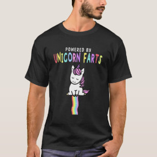 Med Unicorn Farts Bright Rainbows Kids Unic T Shirt