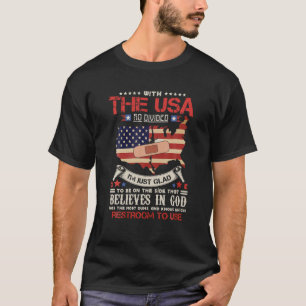 Med USA så splittrade är jag glad över att vara på T Shirt